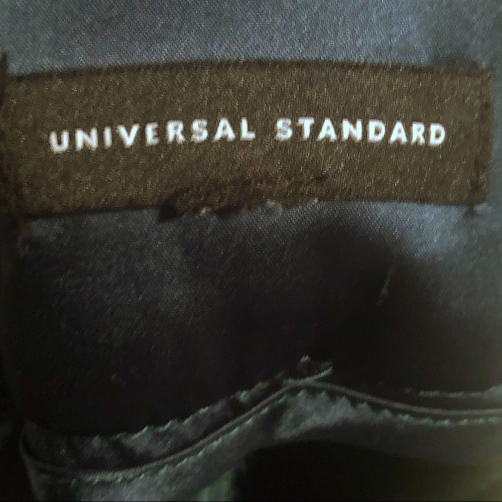 SOLD-Universal Standard Farrah Velvet Pants Green Flared - Picture 10 of 10